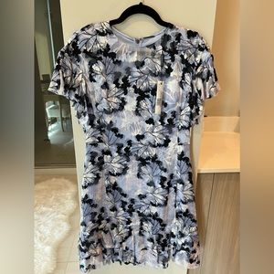 Elie Tahari floral blue dress. Dress 8.